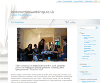 Tablet Screenshot of londonwritersworkshop.co.uk